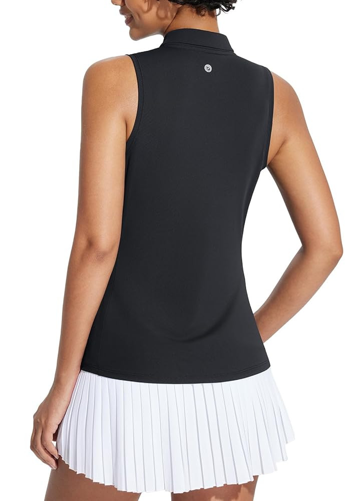 baleaf Women's Golf Shirts Tank Tops Sleeveless Tennis Polo Racerback with Collar Athletic Tanks ... | Amazon (US)