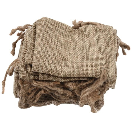 20PCS Linen Jewellery Drawstring Pouch Ring Beads Mini Bags Burlap Gift | Walmart (US)