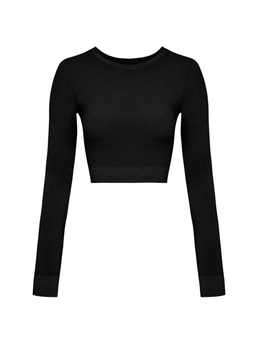 Soft Ribbed Crop Top | Saks Fifth Avenue