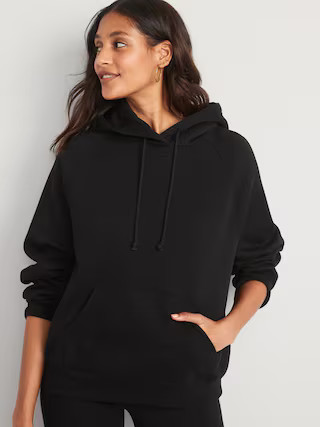 Oversized Fleece Hoodie for Women | Old Navy (US)