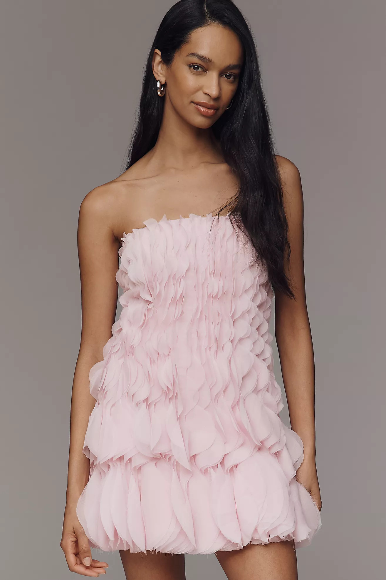 AMUR Christine Ruffle Dress | Anthropologie (US)