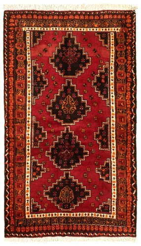 Hand-knotted Afghan Carpet 3'2" x 5'8" Vintage Tribal Traditional Wool Rug  | eBay | eBay US