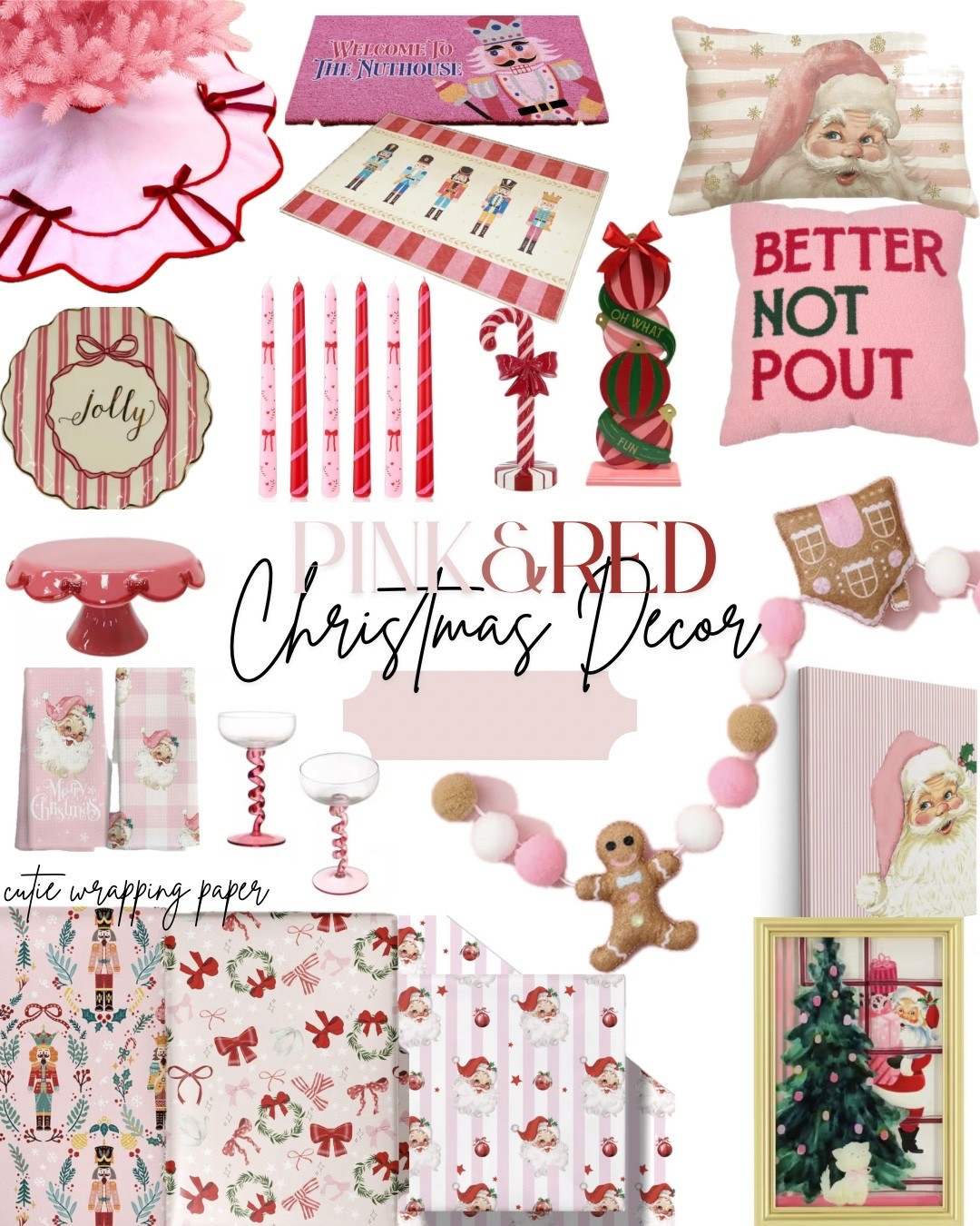 CHRISTMAS DECOR | pink & red edition ♥️🎅🏼🎀✨

#LTKHoliday #LTKSeasonal #LTKHome
