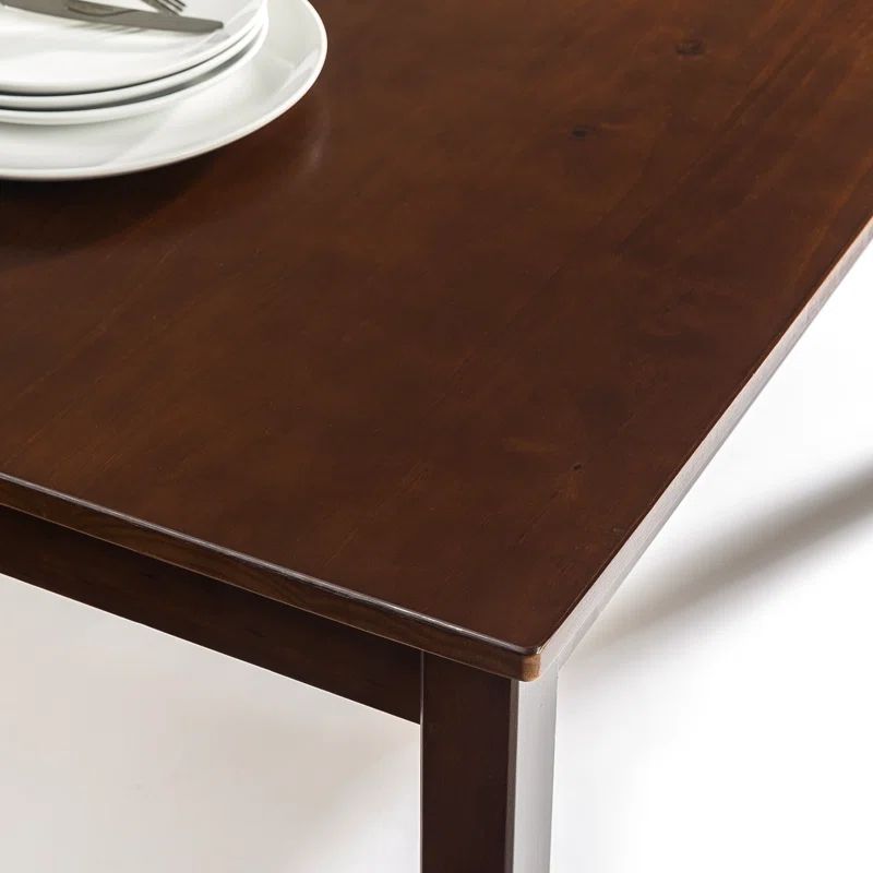 60'' Pine Solid Wood Dining Table | Wayfair North America