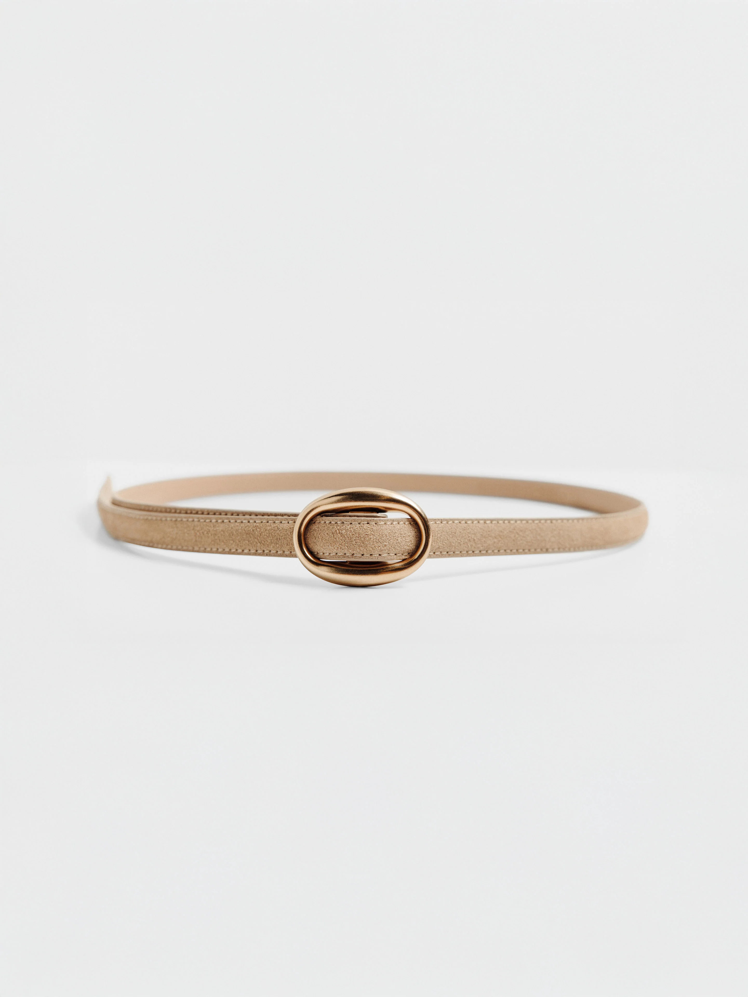 Women's Chelsea Suede Belt in Coffee | Brochu Walker | Brochu Walker