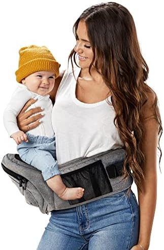 Tushbaby - Safety-Certified Hip Seat Baby Carrier - Mom’s Choice Award Winner, Seen on Shark Ta... | Amazon (US)