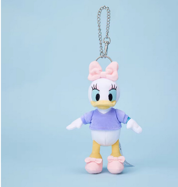Authentic Official Disney classic Daisy Duck Plush Keychain Bag Charm  | eBay | eBay US