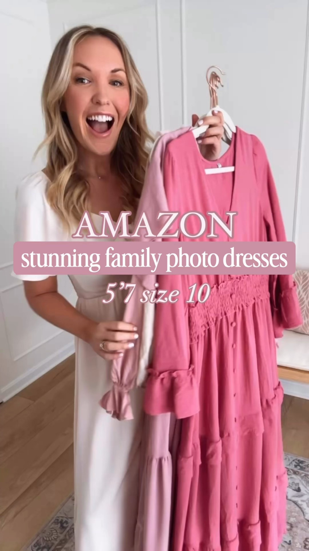 Spring family photo dresses 📸 spring dresses - spring occasion outfits - wearing a med in all 

#LTKSeasonal #LTKBump #LTKMidsize