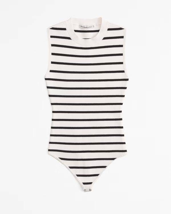 Women's LuxeLoft Crew Bodysuit | Women's Tops | Abercrombie.com | Abercrombie & Fitch (US)