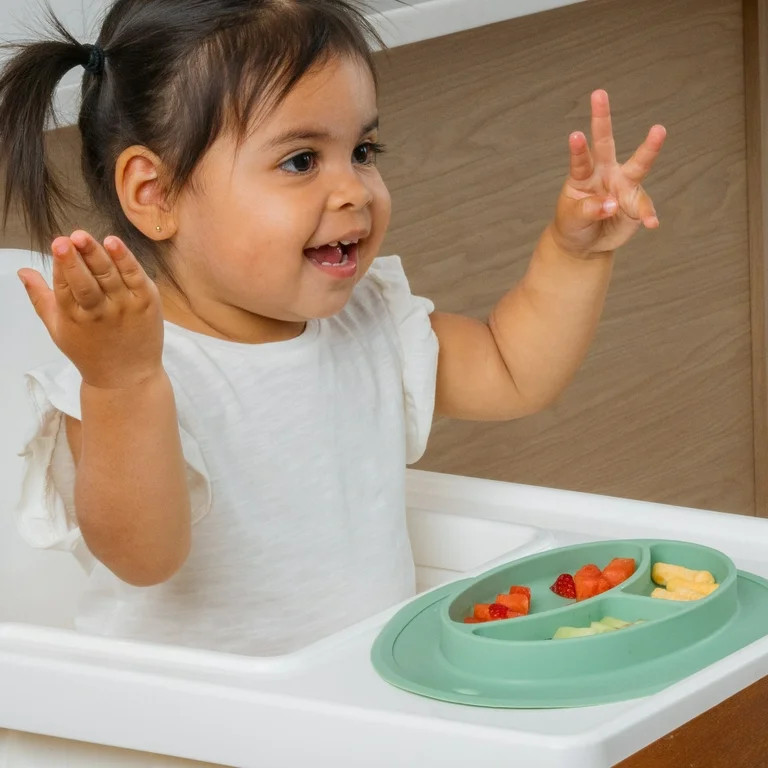 UpwardBaby Divider Plate with Suction Placemat  - BPA Free - 100% Food-Grade Silicone - 6m+ | Walmart (US)