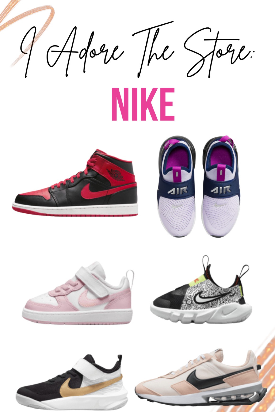 Nike Flex Runner 2 JP

Nike Air Max Pre-Day

Air Jordan 1 Mid

Nike Air Max 270 Extreme

Nike Court Borough Low 2 SE

Nike Team Hustle D 10

#LTKfamily #LTKSeasonal #LTKshoecrush