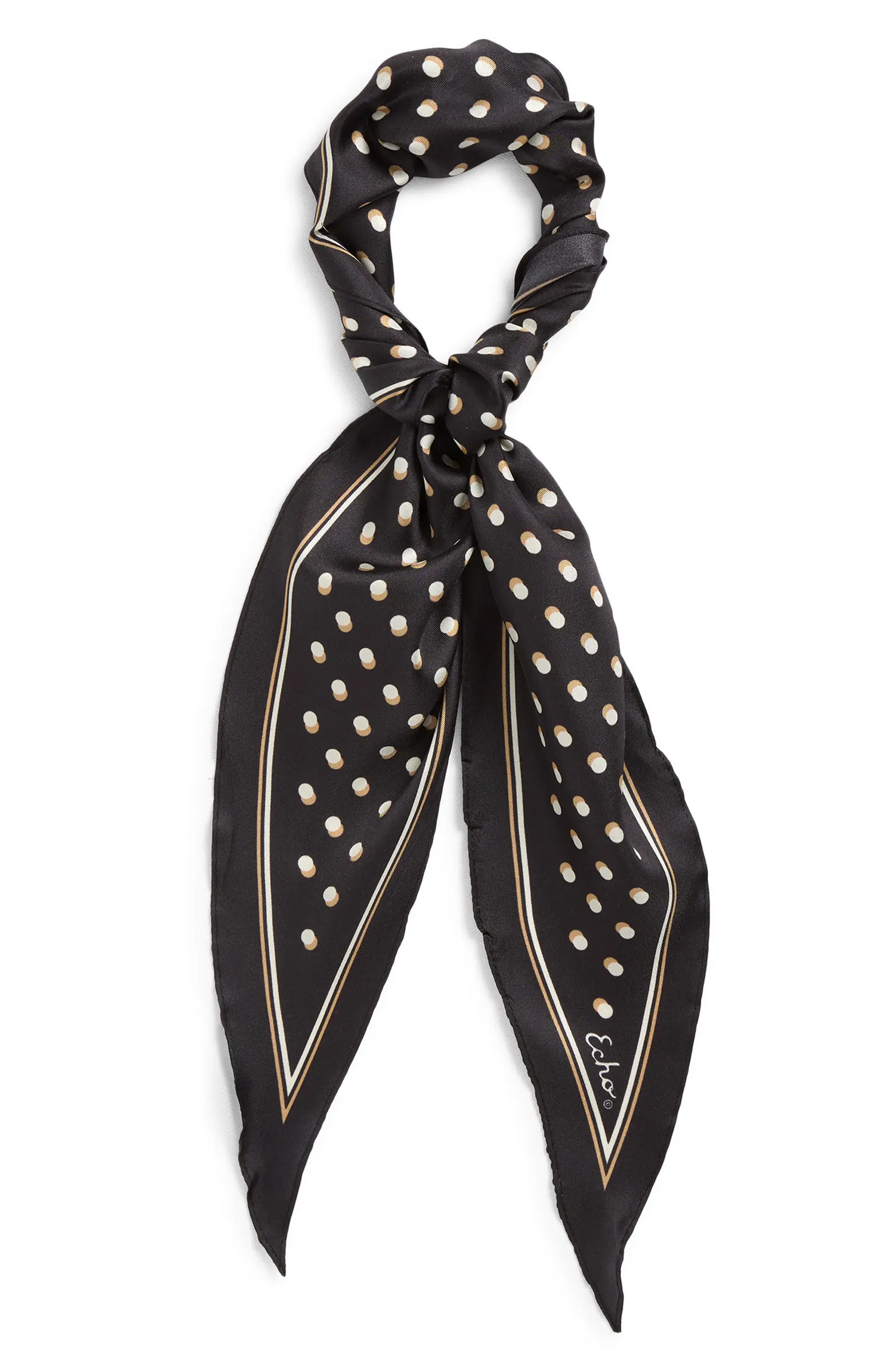 Dot Silk Diamond Scarf | Nordstrom