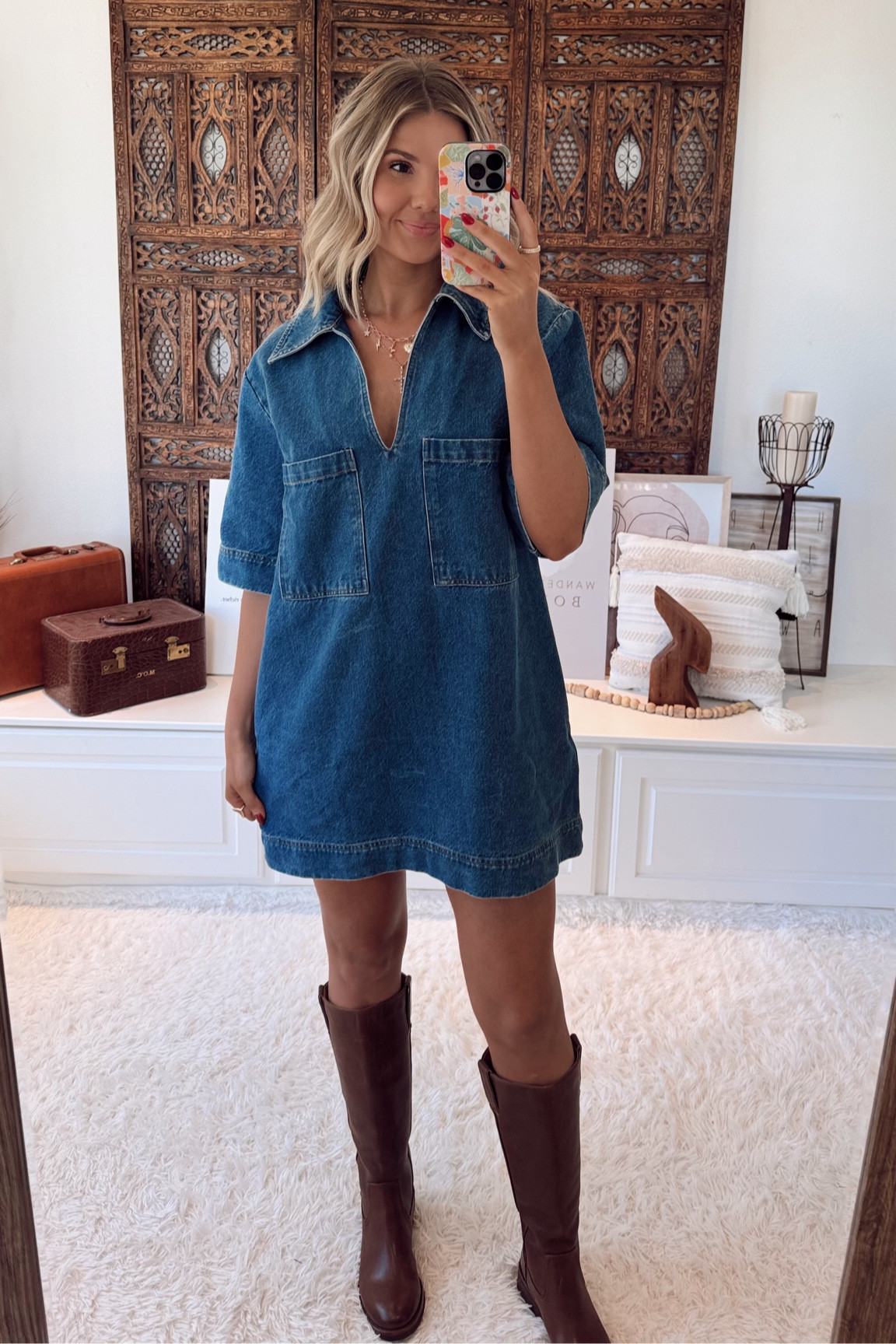 Fall Outfit! Dress is from Wandering Rhodes Boutique 


#LTKHoliday #LTKFindsUnder50 #LTKBeauty