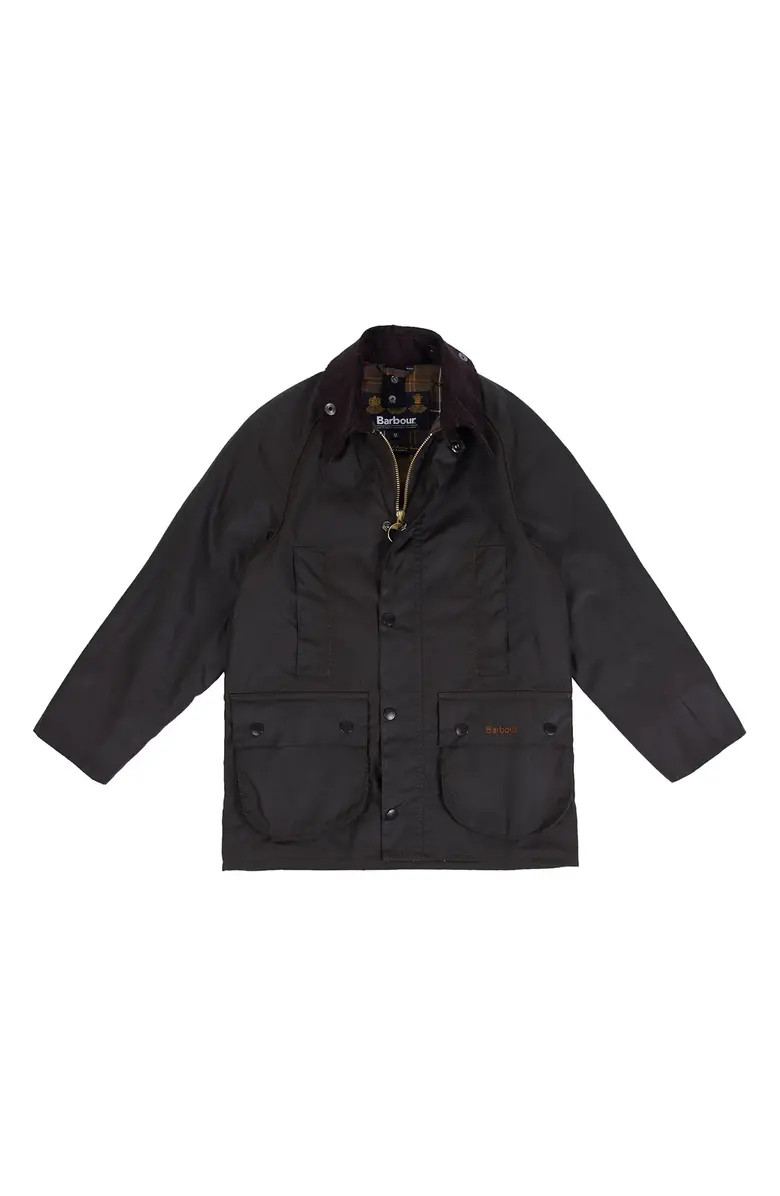 Kids' Beaufort Water Resistant Waxed Jacket | Nordstrom