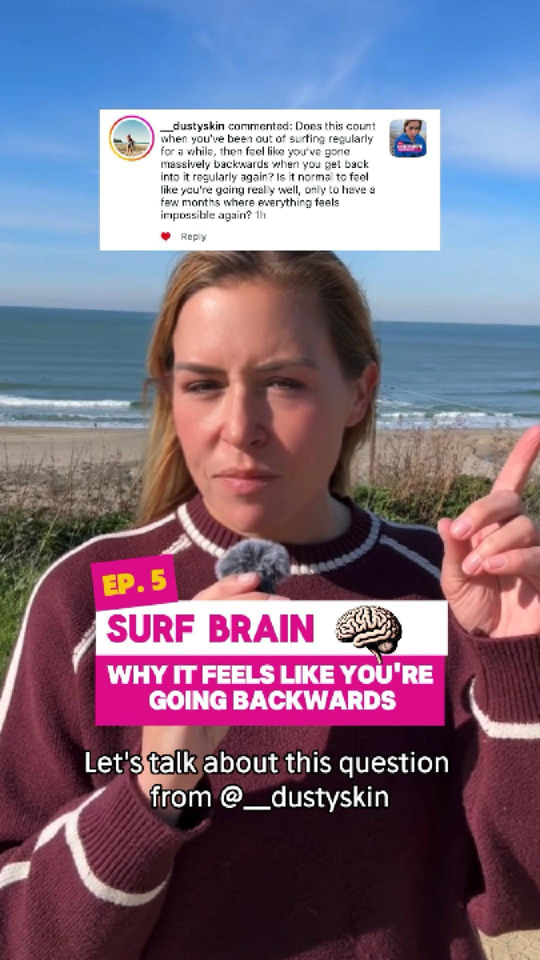 Ever come back to surfing and think, “Why does this suddenly feel so hard?”

That’s not regression — it’s recalibration.

When you take time off, the skill doesn’t disappear. But timing, balance, and prediction get rusty. When you return, your nervous system becomes more aware of errors while it updates the skill.

Those frustrating sessions aren’t failures.
They’re information.

Bad reps still count.
Struggle still counts.

This is Surf Brain 🧠🌊
Save this for the next time everything feels hard.

#SurfBrain #AdultLearner #BeginnerSurfer #surfergirl #midlifesurfer