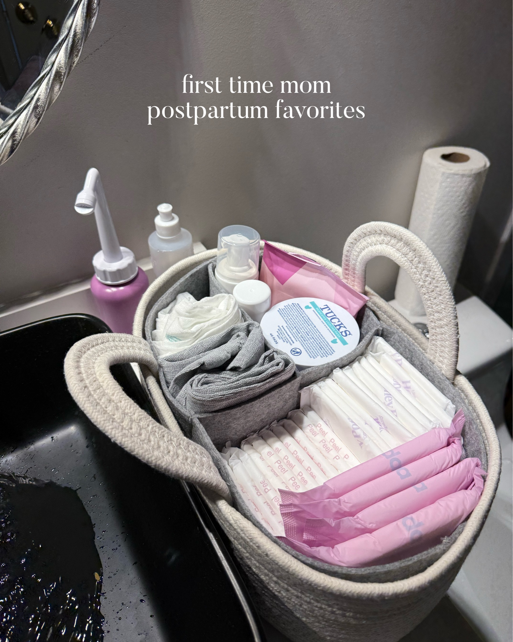 Postpartum favorites 
Postpartum cart 
Nursing mom
Breastfeeding mom 

#LTKBaby #LTKmomlife