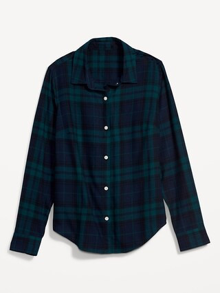 Plaid Flannel Classic Shirt for Women | Old Navy (US)