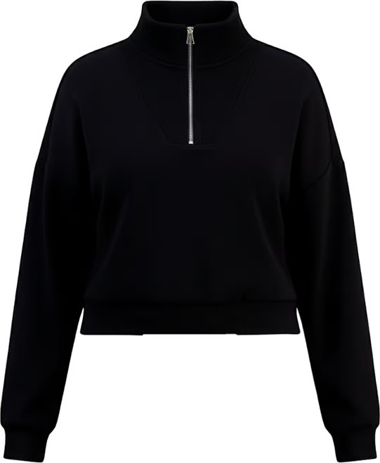 Trendy Plus Size Cozy Scuba 1/4-Zip Sweatshirt, Macy's Exclusive | Macy's