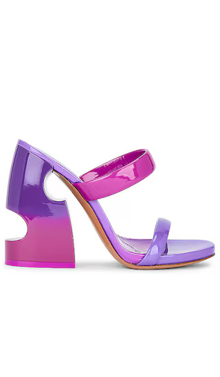 Shade Bulky Patent Lea Mule in Fuchsia & Violet | Revolve Clothing (Global)