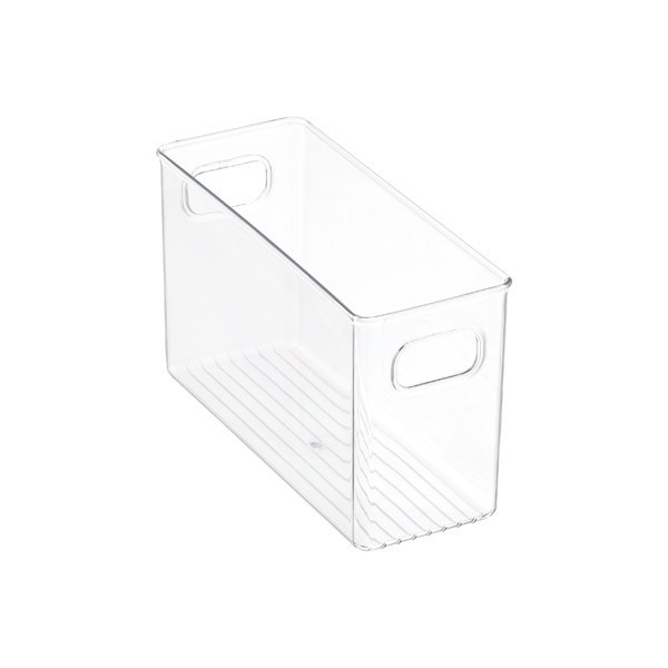 iDesign Linus Clear Storage Bins | The Container Store