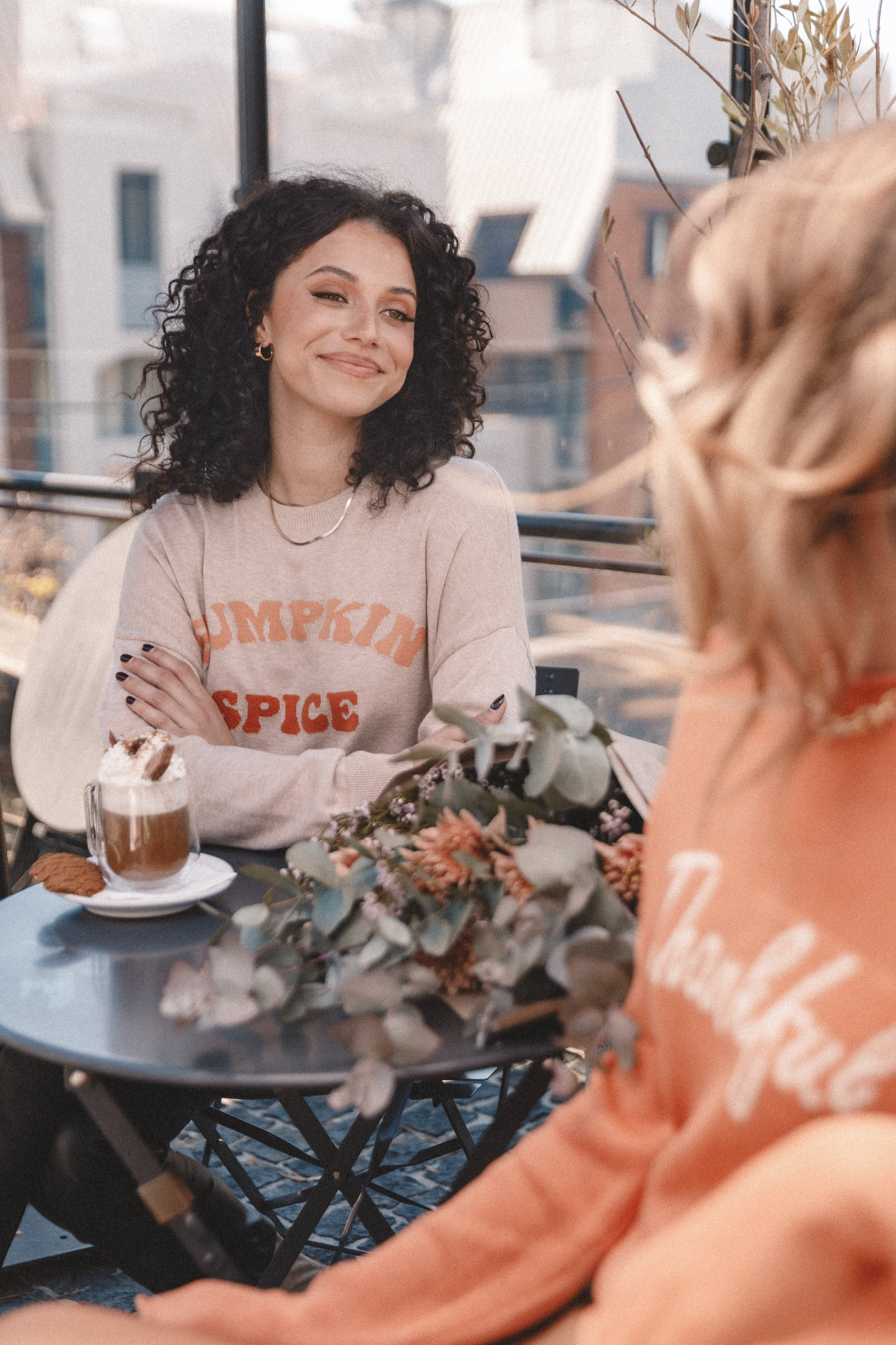 Pumpkin Spice Knit Sweater - Oatmeal | Petal & Pup (US)