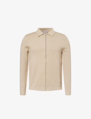 Collared Zip-Through Knitted Cardigan | Selfridges