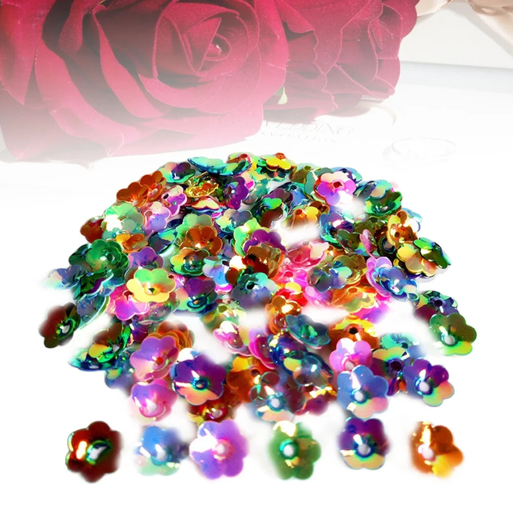 DIY Sequin Crafts with Bright Assorted Colors for Creative Art Projects and Decorations 6mm | Walmart (US)