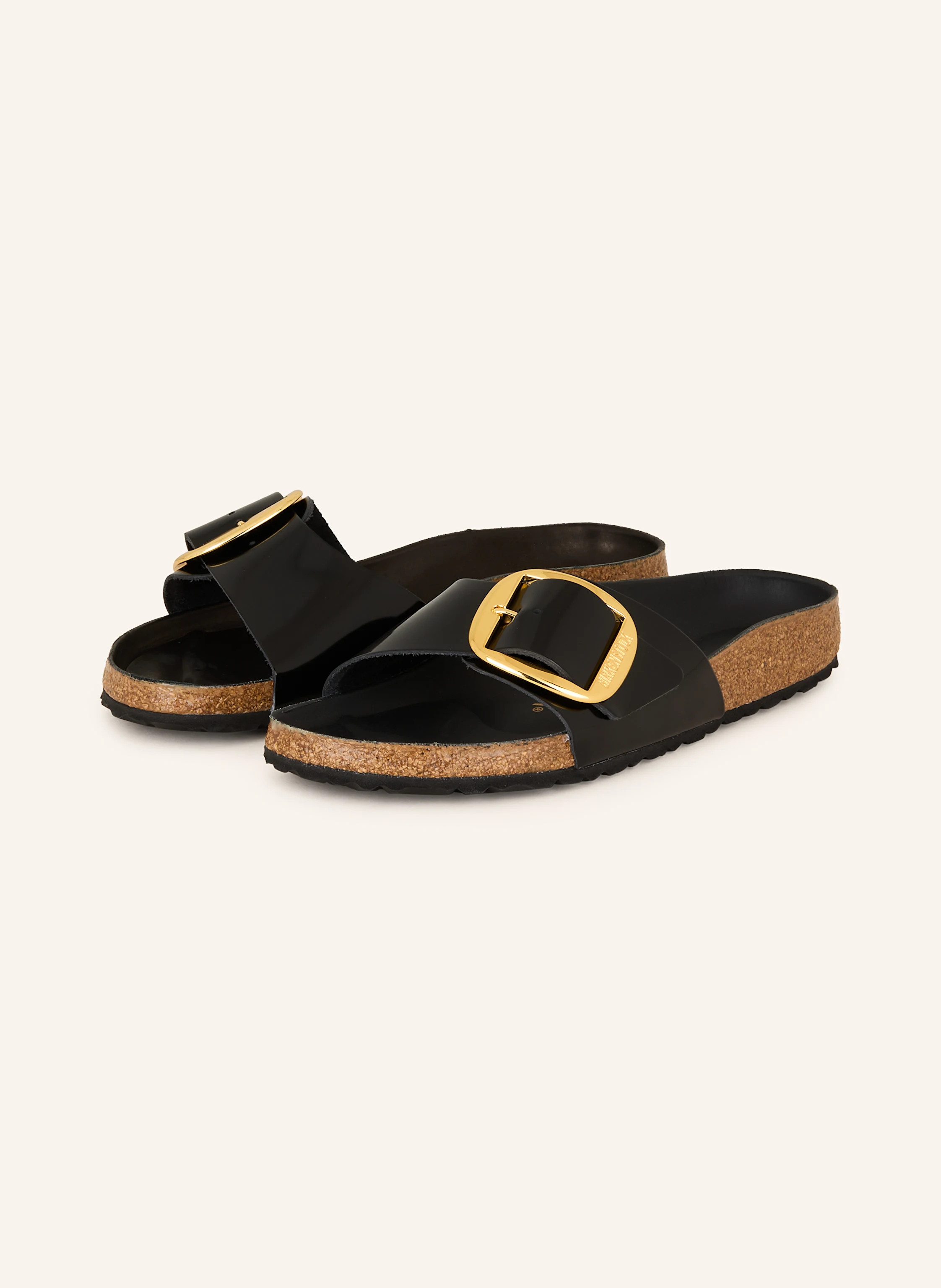 BIRKENSTOCK Pantoletten MADRID BIG BUCKLE in schwarz | Breuninger (DACH)