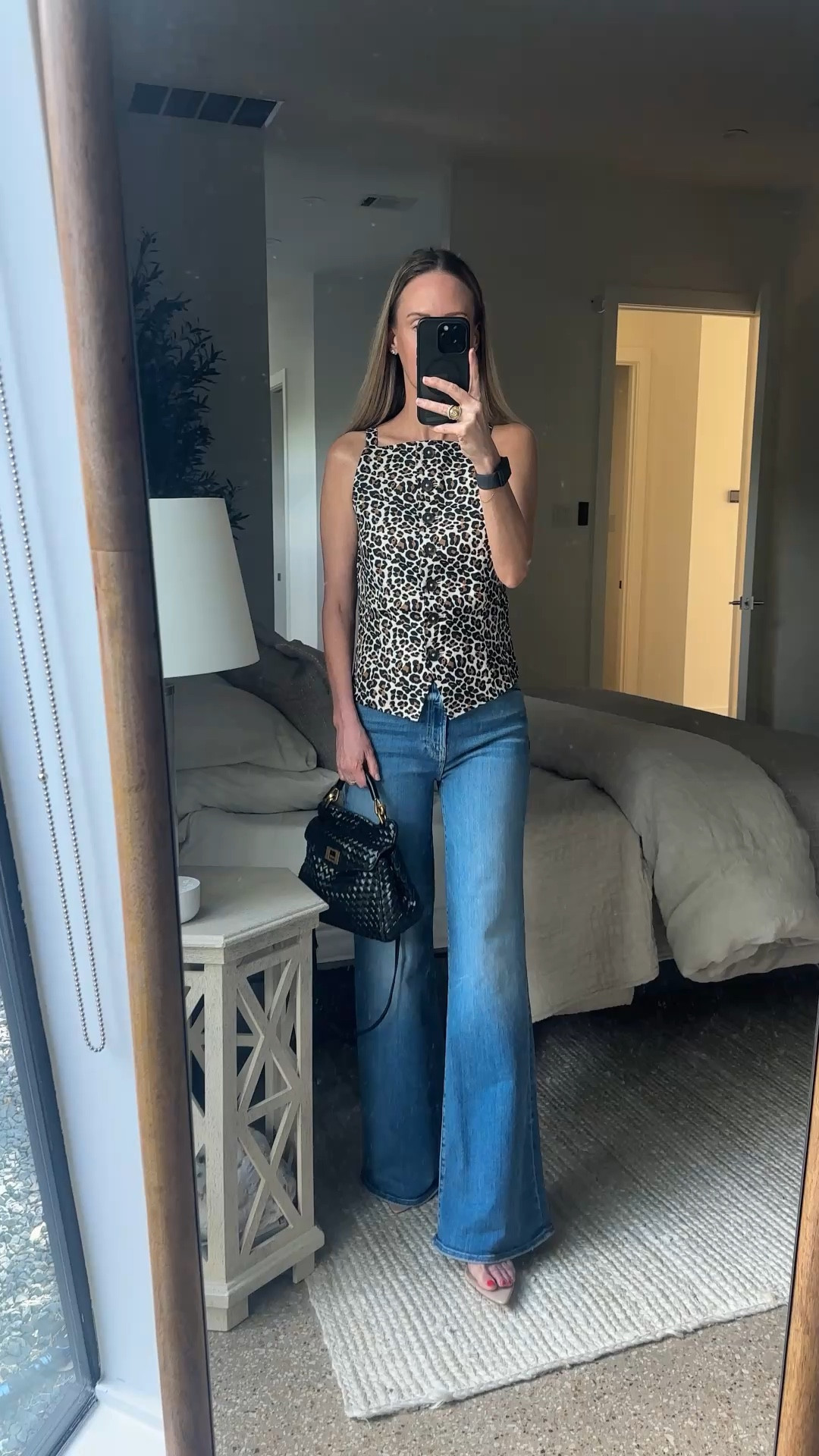 My new favorite date night top that will be on repeat! It’s 100% linen, and called a waistcoat so when you wear it you feel super fancy lol! This color is currently sold out, but it comes in 2 other options! Size: 0 Color: leopard print

Boden, spring outfits, summer outfits, girls night outfits, heels, jeans, Mother Denim, Amazon, vest, ootd, natural fibers

#LTKOver40 #LTKootd #LTKSeasonal
