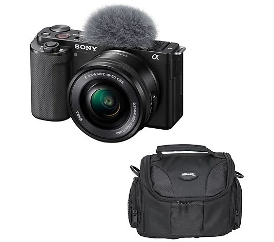 Sony ZV-E10 Mirrorless Camera w/ 16-50mm Lens Bundle - QVC.com | QVC