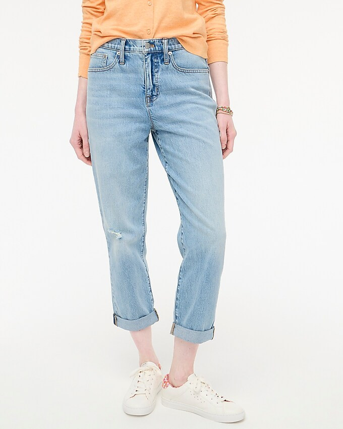 Relaxed boyfriend jean in all-day stretch | J.Crew Factory