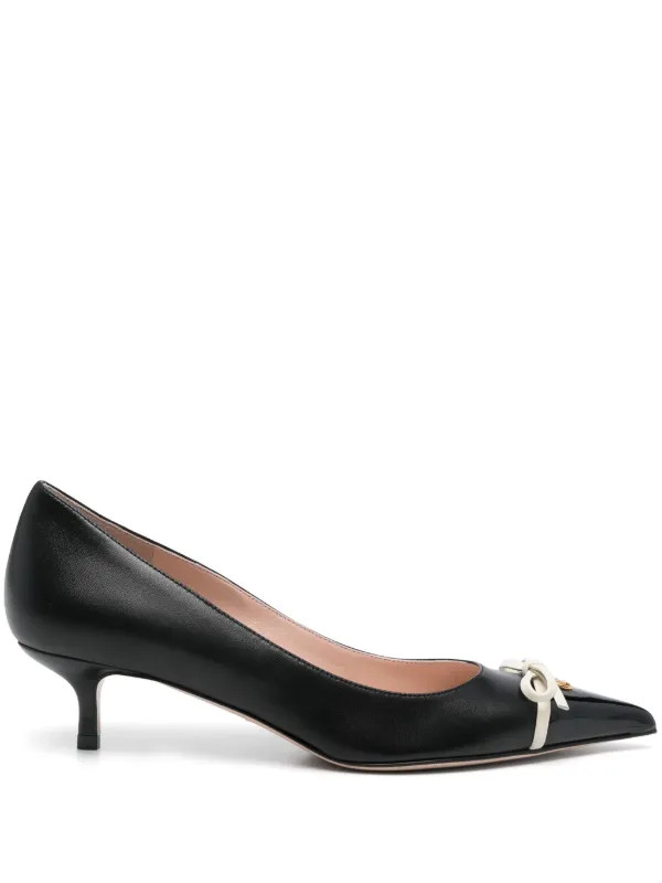 Bepointy pumps in patent leather and kidskin 45mm | Farfetch Global