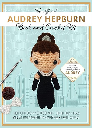 Unofficial Audrey Hepburn Book and Crochet Kit: Includes Everything to Crochet Your Own Audrey He... | Amazon (US)