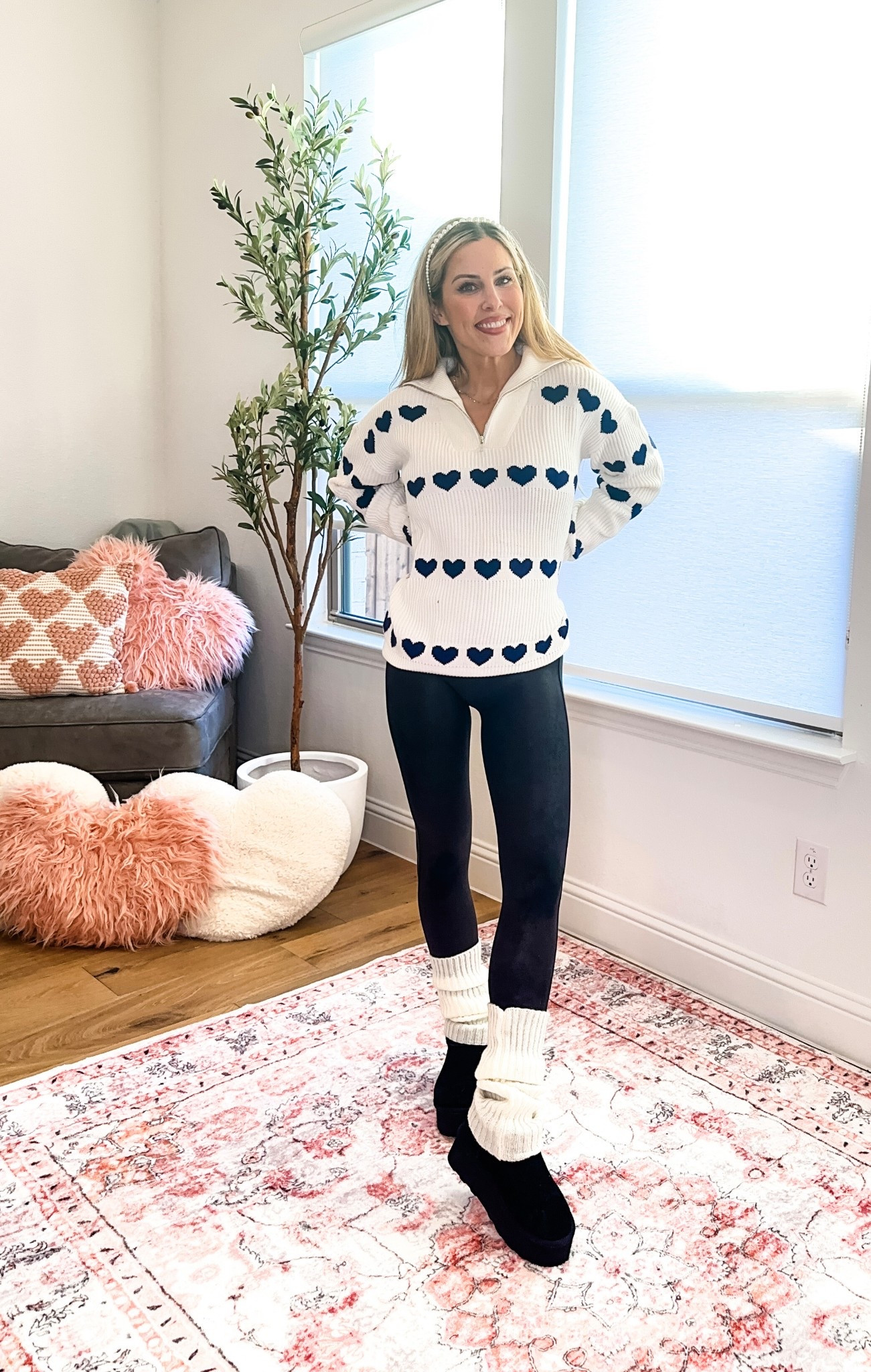 Casual valentine outfit. Valentine’s Day. Stay at home mom. Valentine’s Day cozy

#LTKValentine #LTKmomlife #LTKootd