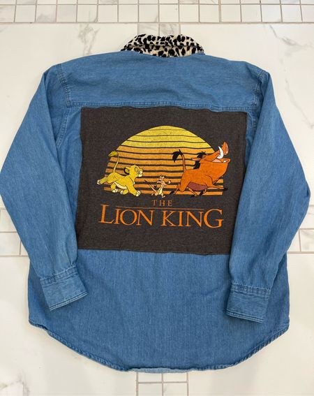The Lion King Jacket, Lion King Chambray Shirt, Disney Jacket, Custom Disney Jacket, Animal Kingdom, Disney Outfit Inspo

#LTKstyletip #LTKunder100 #LTKunder50