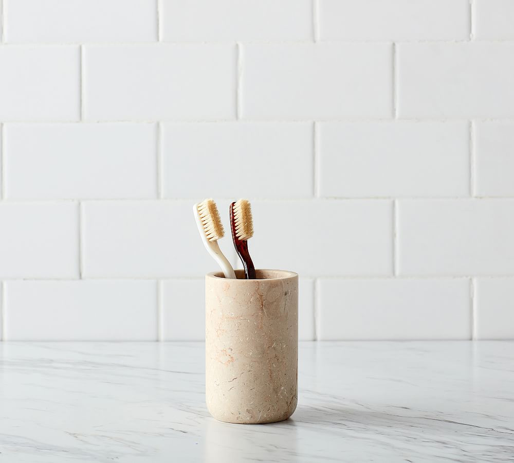 Silas Marble Bath Accessories | Pottery Barn (US)