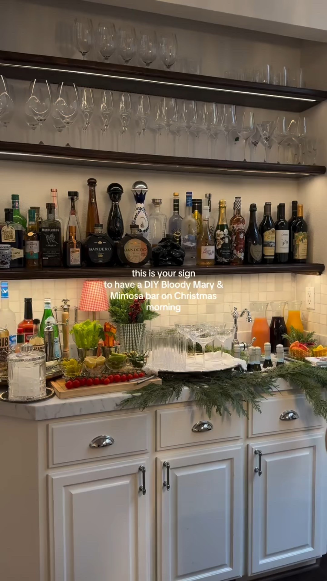 pairs perfectly with Christmas morning brunch 🥞🎄🎀 

#bloodymarybar #mimosabar #christmasmorning #hostingideas #hostingtips