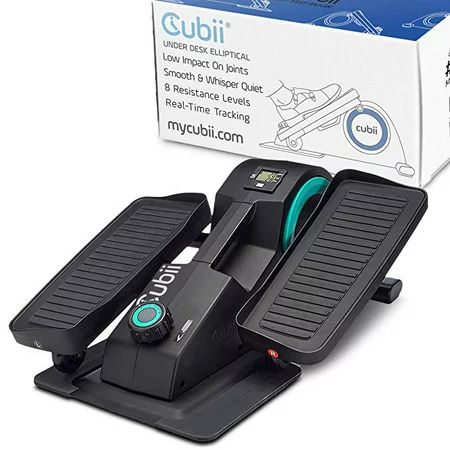 Cubii Jr. Compact Seated Elliptical w/ Display Monitor - Aqua | Walmart (US)
