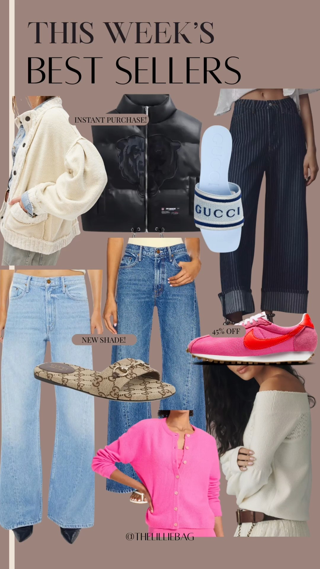 Best sellers of the week! My Nike sneakers are 45% off. 

Winter outfit. Jeans. Denim. Game day. 

#LTKootd #LTKSeasonal #LTKSaleAlert