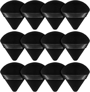 BEAKEY 12pcs Powder Puffs for Face Powder Triangle Powder Puff for Loose & Cosmetic Foundation, M... | Amazon (US)