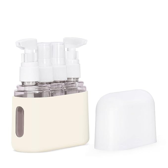 Travel Bottles Leak Proof, Travel Containers with Labels, TSA Approved, Reusable Containers for T... | Amazon (US)
