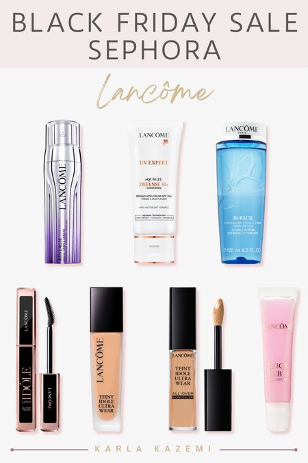Sephora is having crazy Black Friday Deals all week long!! Check in for my top picks each day!

Today, you can find Lancôme Products at 30% OFF!!! Hello mega deal!? That’s more than during the Sephora sale 🤯

✨ Rénergie H.C.F. Triple Serum
✨ UV Expert Aquagel Defense Sunscreen
✨ Bi-Facil Eye Makeup Remover
✨ Lash Idôle Volumizing Waterproof Mascara 
✨ Ultra Long Wear Matte Foundation 
✨ Ultra Wear All Over Concealer 
✨ Juicy Tubes Original Lip Gloss





Gift guide, Black Friday sales, cyber week, teen gifts, mature skin, MIL gift, beauty lover Gift, beauty faves, beauty must haves, skin care, makeup, foundation, concealer, mascara, lipgloss.

#LTKCyberWeek #LTKGiftGuide #LTKbeauty