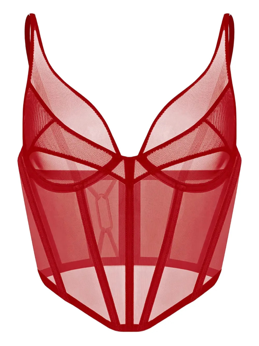 Asteria mesh corset | Farfetch Global