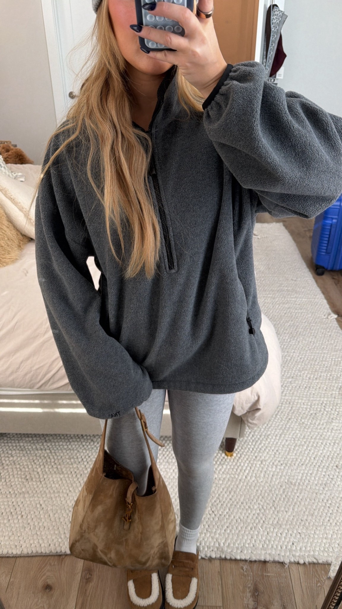 Braving the cold ❄️❄️

Size S in matching set
Size M in pullover

#LTKSeasonal #LTKootd