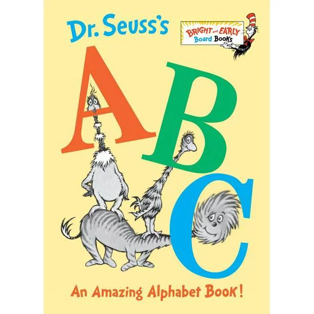 Bright & Early Board Books(tm): Dr. Seuss's ABC : An Amazing Alphabet Book! (Board book) | Walmart (US)