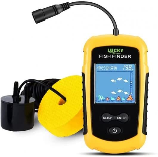 LUCKY Kayak Portable Fish Depth Finder Water Handheld Fish Finder Sonar Castable Kayak Boat Fishf... | Amazon (US)