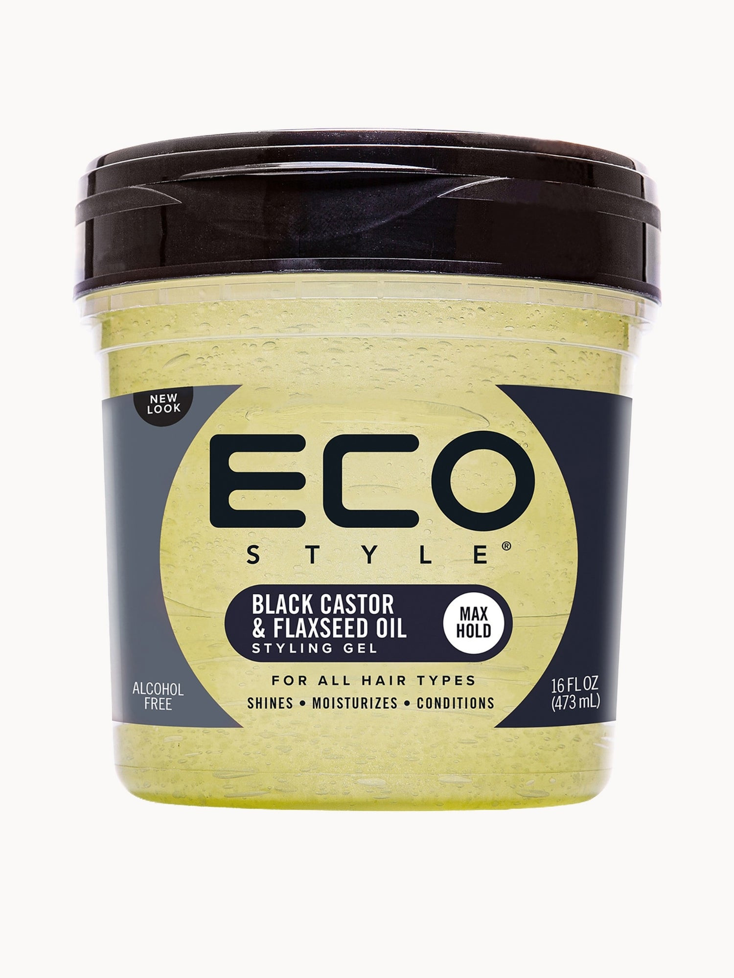 Eco Style Black Castor & Flaxseed Oil Styling Gel 473ml | Look Fantastic (UK)