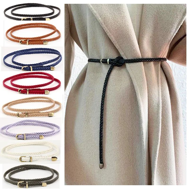 Cowhide Leather Belts for Women's Accessories Solid Color Waist Belts Sold with box packaging | DHGate