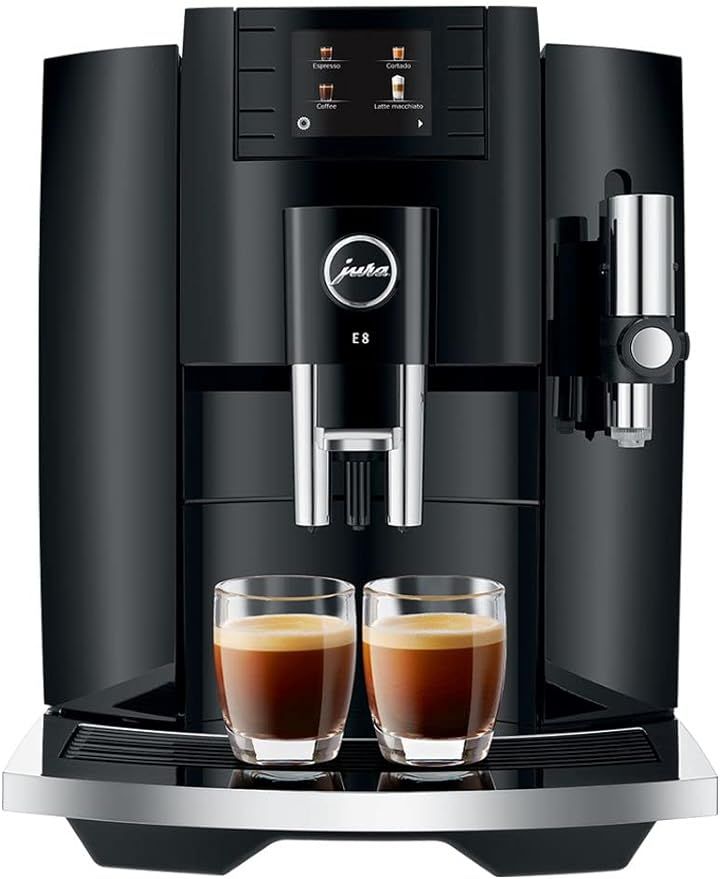 Jura E8 (NAA) 4th Gen Automatic Coffee Machine (Piano Black) | Amazon (US)