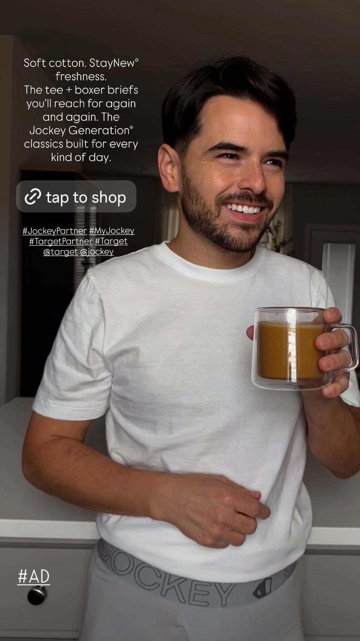 #ad #JockeyPartner From slow Sundays to busy days on the move ☕💨 the Jockey Generation® 100% Cotton Crew Neck + StayNew® Cotton Boxer Briefs will keep you feeling comfortable & fresh all day! 
comment “JOCKEY” below to receive a DM with the link to this post on my LTK ⬇️  #liketkit  #MyJockey #TargetPartner #Target @Target @jockey @shop.ltk


#LTKmorningroutine #LTKdayinmylife #LTKMens